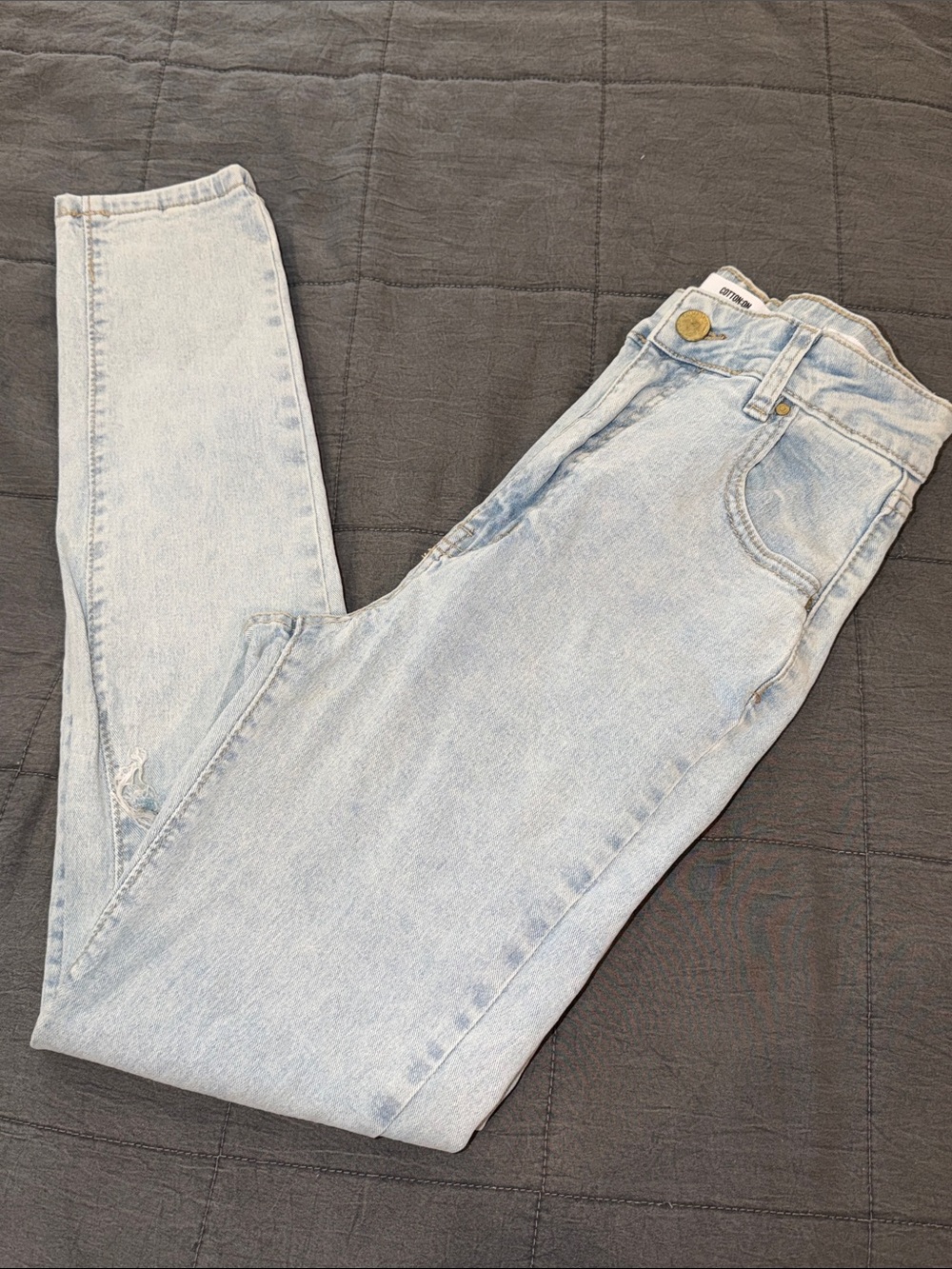 Cotton On High Cropped Skinny Jeans Size 6